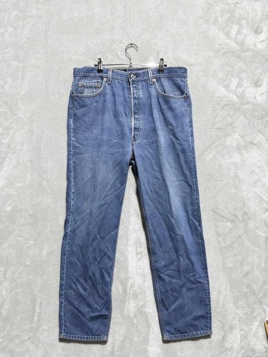 Levi's Other - VTG Levi's 501xx Original Straight Jeans Mens 40x34 Blue Denim Button Fly USA